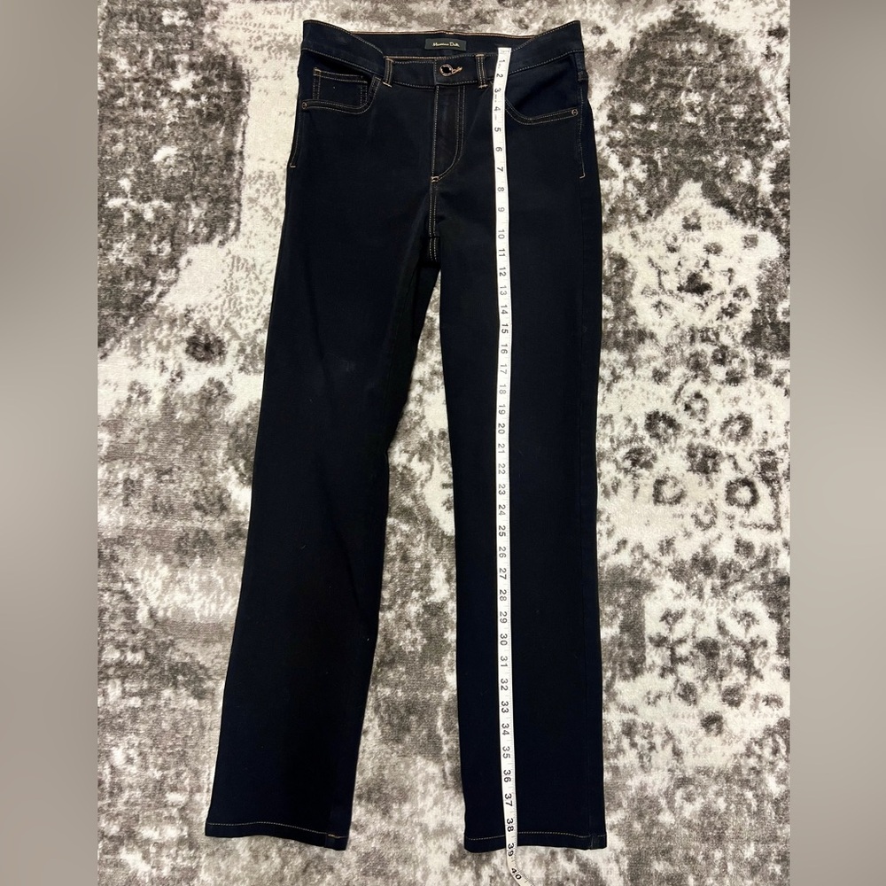 Women's Straight Leg Jeans - Black - Picture 4 of 5